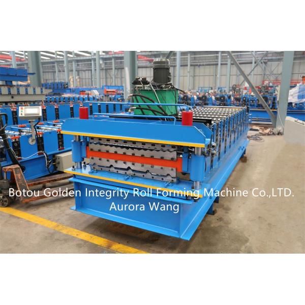 Ribtype горячего ibr продажи трапецоидальное и лист крыши волнистого железа делая крен двойного слоя формируя машину