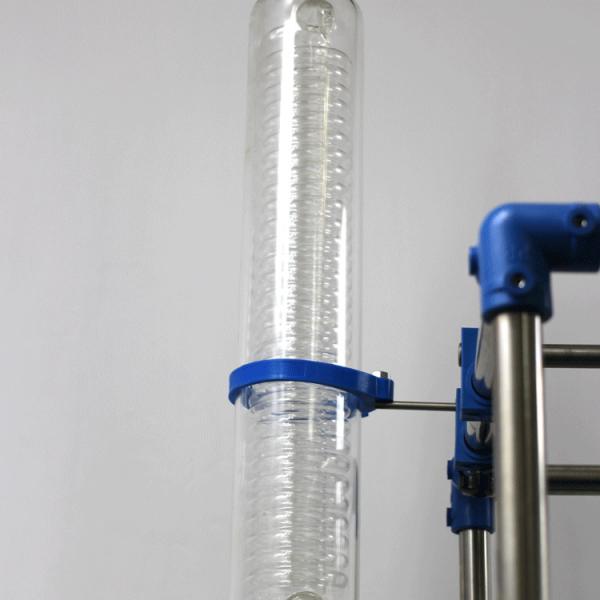 Semi-Automatic Jacketed Glass Reactor with Vacuum Degree -0.098MPa and Stainless Steel Frame