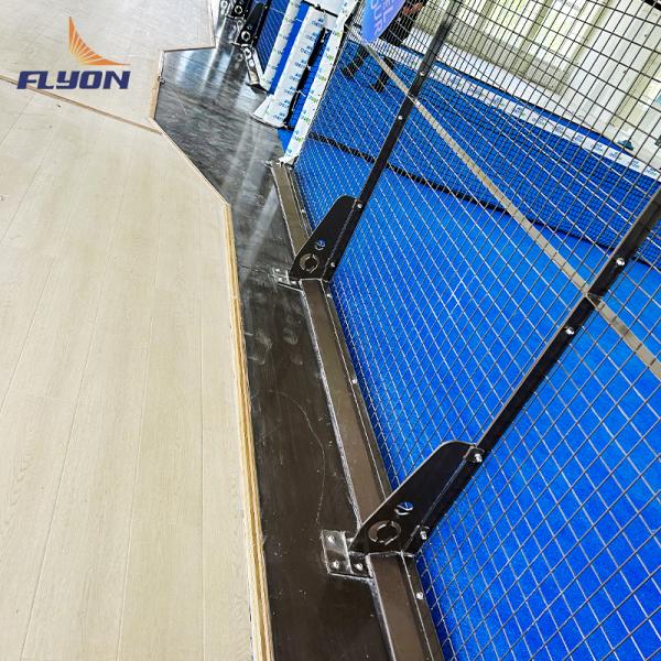 Tournament Grade Synthetic Padel Tennis Court Easy Installation Smooth Green Surface