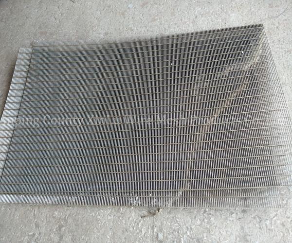 High Mechanical Strength Wedge Wire Johnson Screen Panel Sieve Bend Screening for Pulp and Paper Industry