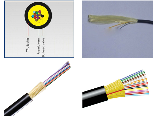Military Communication Single Mode 24 Strand Fiber Optic CableG.657A1 G.657A2