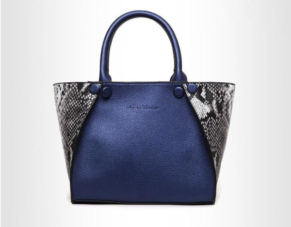 2016 new European and American fashion handbags serpentine Messenger bright skin handbag luxury handbag