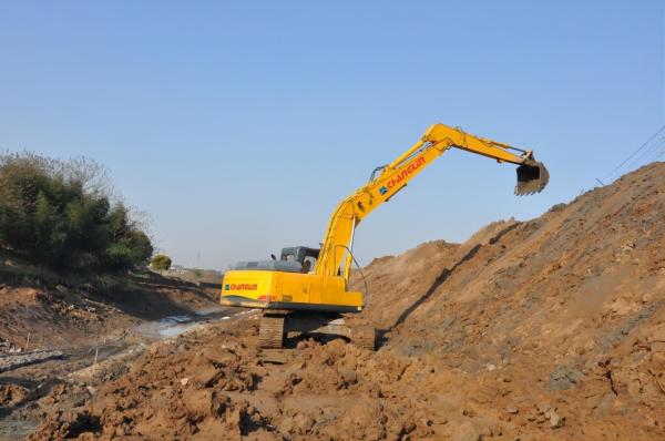 Excavateur à charge lourde de 25 tonnes ZG250 Excavateur à rampe économe en énergie