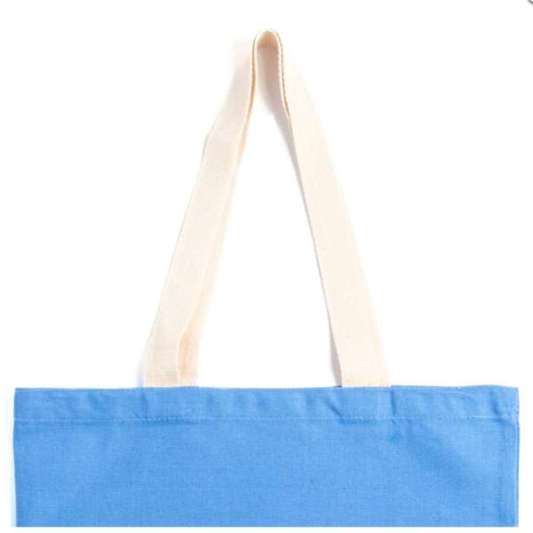 Custom Printed Cotton Canvas Shopping Carry-On Bag with Recycled Features Any Size