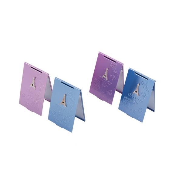 Miroir cosmétique pourpre en aluminium de bourse du miroir 60mm de poche petit