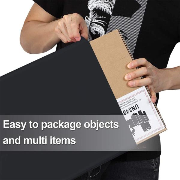Thickness 0.07mm Poly Shipping Bags , 11×15 Inch Black Poly Mailers With Handle