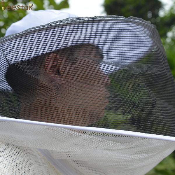 Round Veil Ventilated Beekeeping Outfits Jacket Bee Keeper Cotton Suit