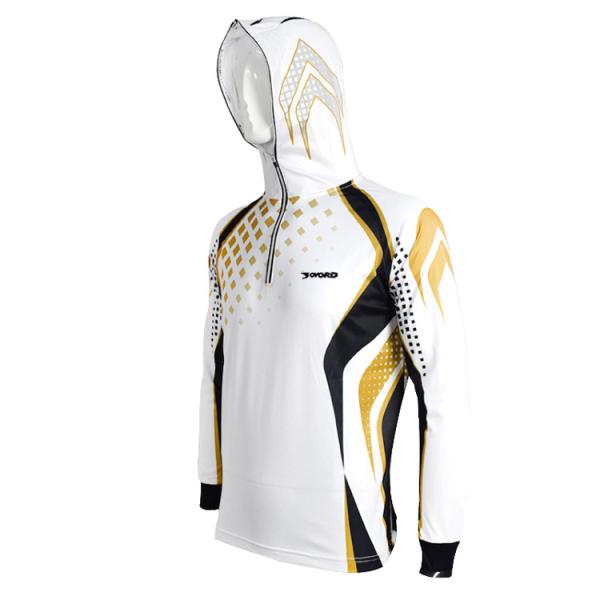 Streetwear Custom Fishing Tournament Jerseys Breathable Knit Windproof