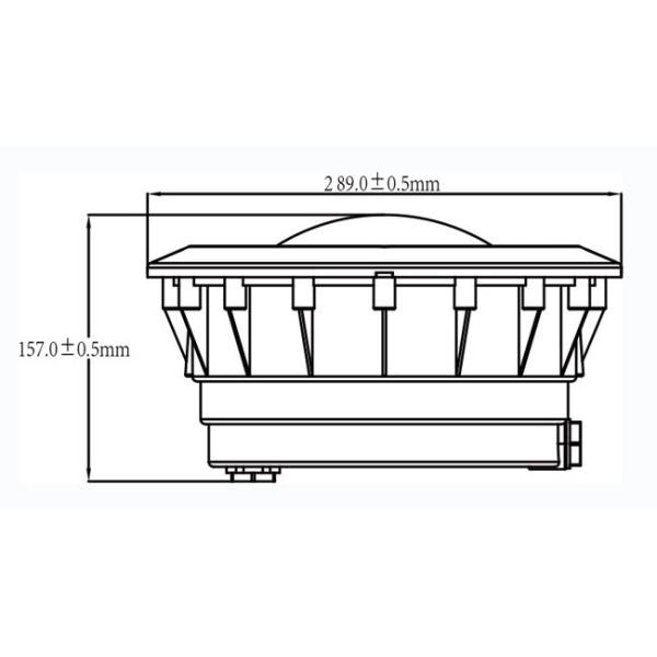 Vivienda plástica de la luz de la piscina del cuerpo, lugar de acero inoxidable de la luz de la piscina PAR56