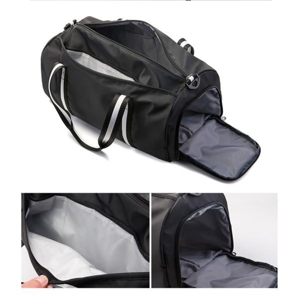 29L Sports Gym Bag Oxford Waterproof Travel Bags With Shoe Pocket