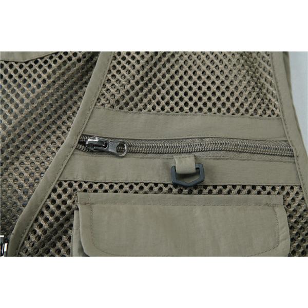 Diseñador de verano Casual Biker Multi-pocket Mesh Utility Respirante Pesca sin mangas Tamaño más chalecos y chalecos para hombres