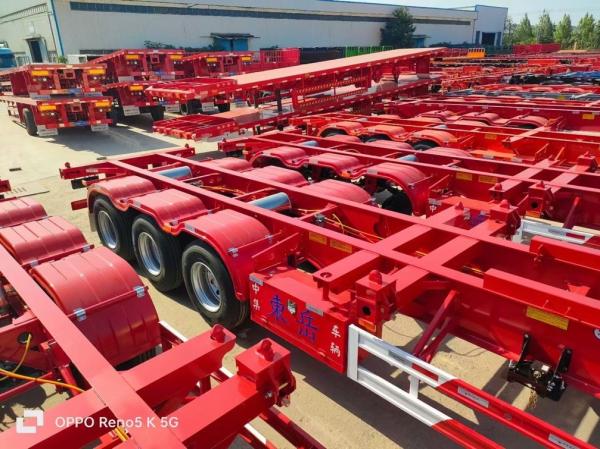 CIMC Quality Vehicle Products Steel Material Skeleton Semi-Trailer