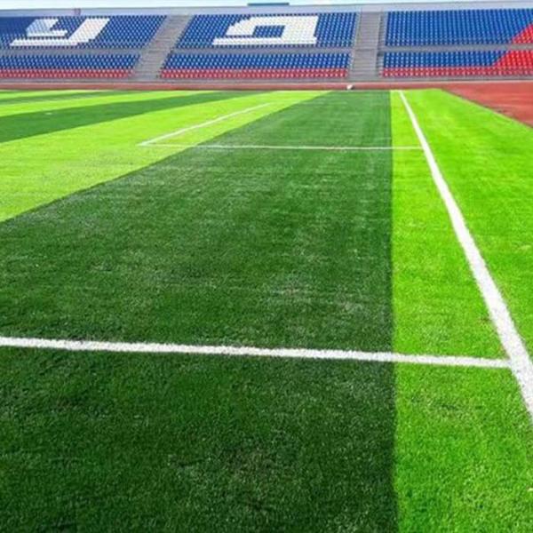 FIFA Approved UV Resistant 50mm Pile Height Football Artificial Grass with High Density and Low Maintenance