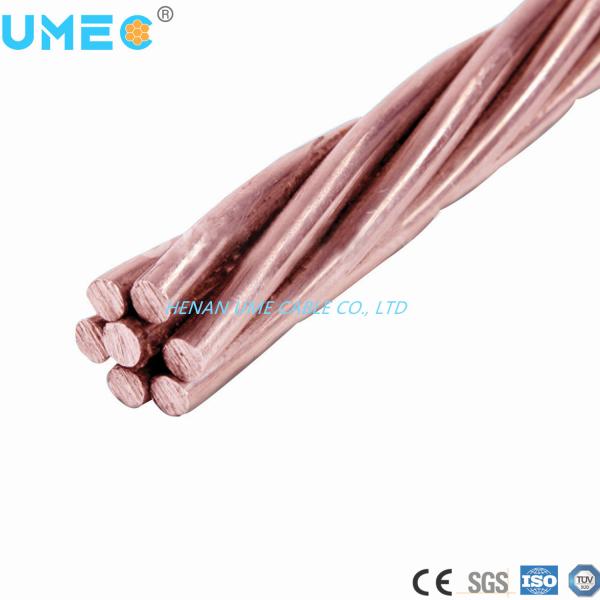 Cabos de travagem suave de cobre nu com material condutor especificado pelo cliente