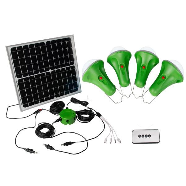 Portable Spotlight 25W Solar Home Lighting System For Outdoor Camping