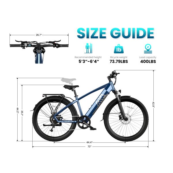 M712 Men's 48V 27.5-Inch Electric City E-Bike 750 Watt Motor Power Factory Direct 48V Sensor 7 Speed Electronic Road Bike 80 km