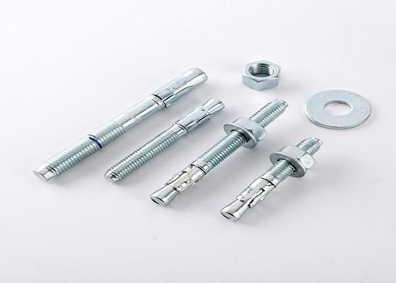 M6-M24 Expansion Anchor Bolt / Anchor Wedge Bolts With Blue & White Zinc Plated