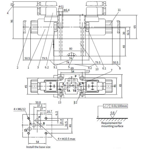 Durable Hydraulic Control Valve Directional Poppet Valve With Solenoid Operation