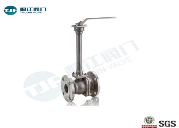 2 - Piece Flanged Full Port Cryogenic Ball Valve Flanged RF End  LCB / WCC