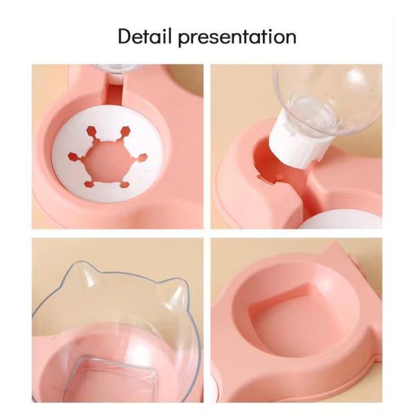 Pet Food Water Elevated Feeding Bowl with Raised Stand Customization Customized Request