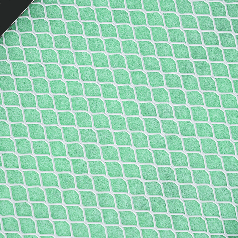 Activated Carbon PP V Bank Air Filter Element Screen Aluminium Frame For Pollen