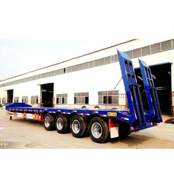 Heavy Duty Gooseneck 4 Axle  Lowboy Trailers 80 - 90 ton