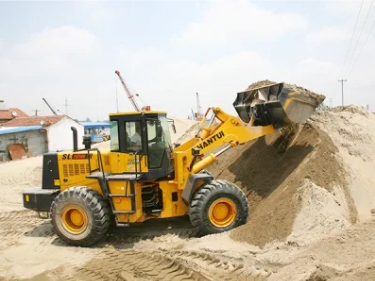Durable L53-C3 5T Wheel Loader with Extended Arms and National III Emission Standards