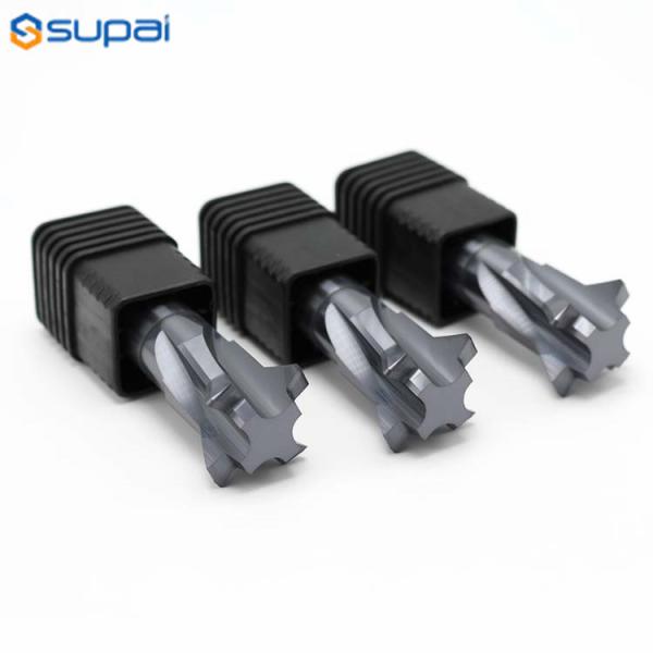 Solid Carbide Custom End Mills 4 Flute Milling Cutter Raw Material