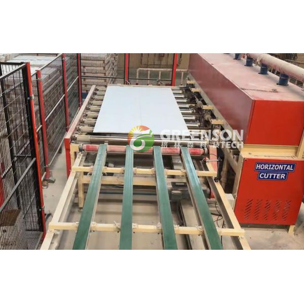 Automatic Gypsum Board Lamination Machine with 15m/min Laminating Speed and 1300mm Effective Width for PVC Laminated Gypsum Ceiling Tiles
