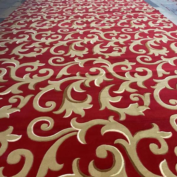 Loop Pile Mosque Prayer Carpet Roll for Church and Mosque Wall-to-Wall Roll Design