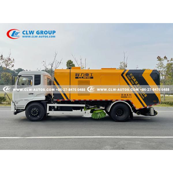 Машинное оборудование улицы собрания твердых частиц тележки метельщика дороги Dongfeng 14cbm очищая