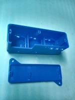 Moulage par injection de haute précision pour l'outillage en plastique de pièces de coutume bleue en plastique de couleur