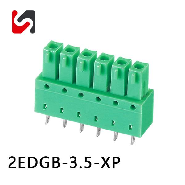 UL94V-0 Copper Alloy 300V  Screw Switch PA66 Plastic 3.5mm Pitch