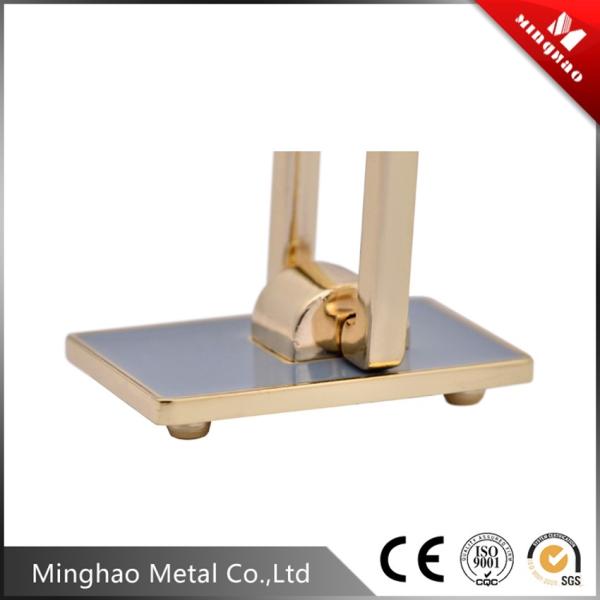 Hot sale metal 16*30.56mm Light gold sqare buckle for Hardware parts