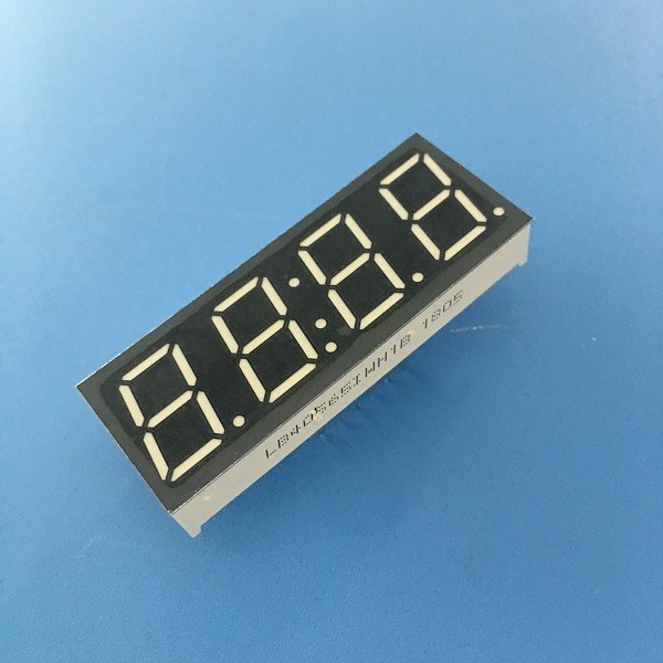 Ultra Bright White 0.56 Inch LED Clock Display Common Anode for Oven Timers and Instrument Panels