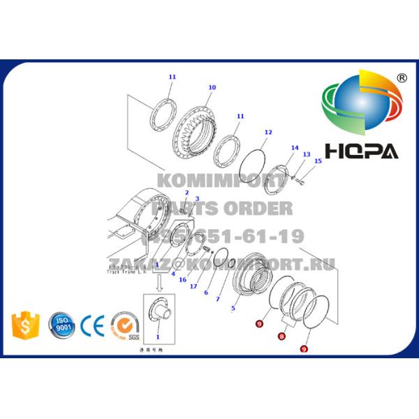 Komatsu PC800-7 PC800-8 PC1100-6 PC850-8 PC1250-8 Floating Oil Seal 209-27-00160