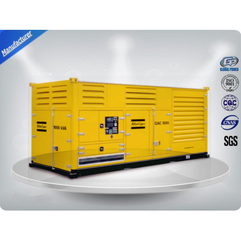 Container type Cummins diesel genset power with prime power 900 kw