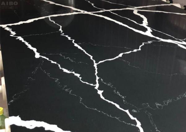 Bathroom Countertop Calacatta Quartz Stone Eco Friendly Building Materials