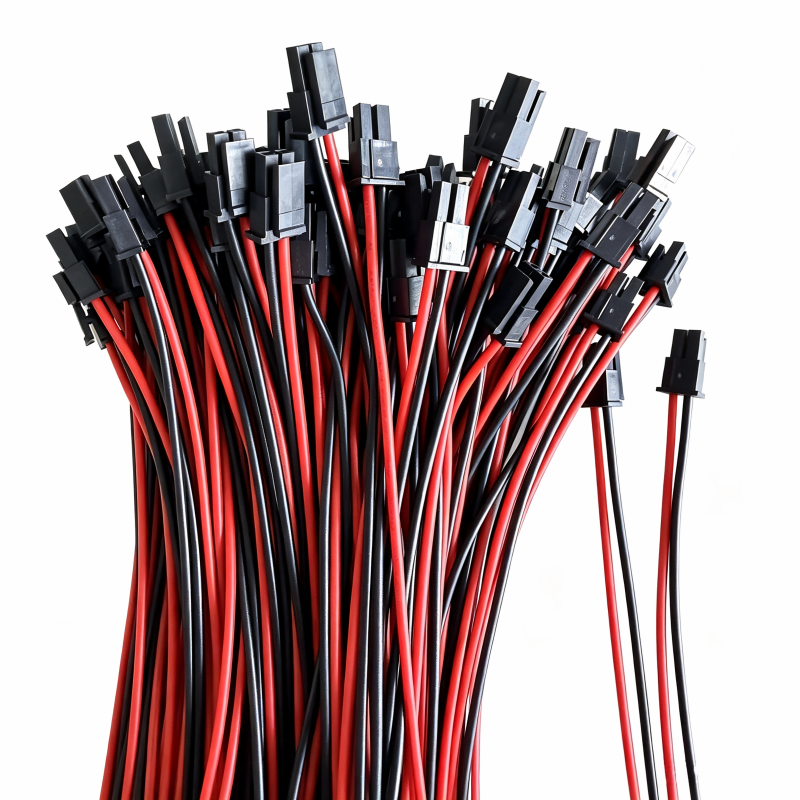 OEM ODM Molex 43645-0200 Wire Harness, UL1007 20AWG with Fuse & Resistor, Nickel Tab for Lithium Battery Pack, RoHS Compliant Made in China