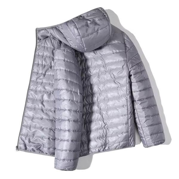 Breathable Light Warm Hooded Puffer Cotton Bubble Coat for Men in S-6XL Sizes