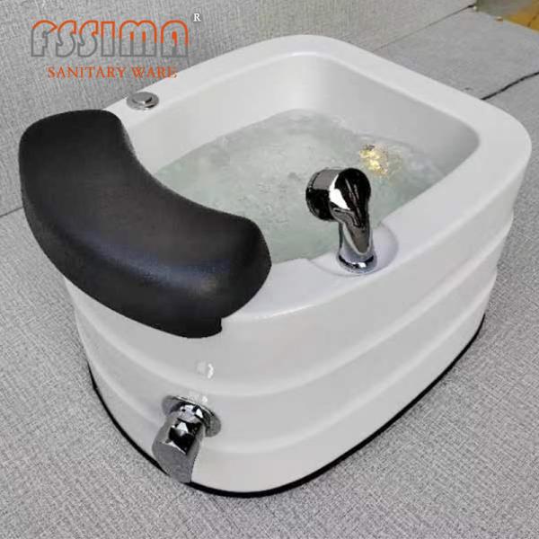 Pipeless Acrylic Pedicure Foot Soak Tub Foot Spa Tub For Beauty And Salon