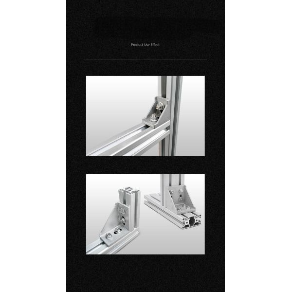 3030 Series Slot 6mm Aluminum Profile Connection Accessories Aluminum Alloy Corner Gusset Angle Bracket