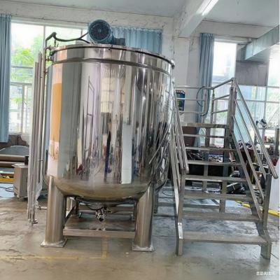 Máquina mezcladora homogeneizadora de acero inoxidable de 3000L con calefacción eléctrica por camisa