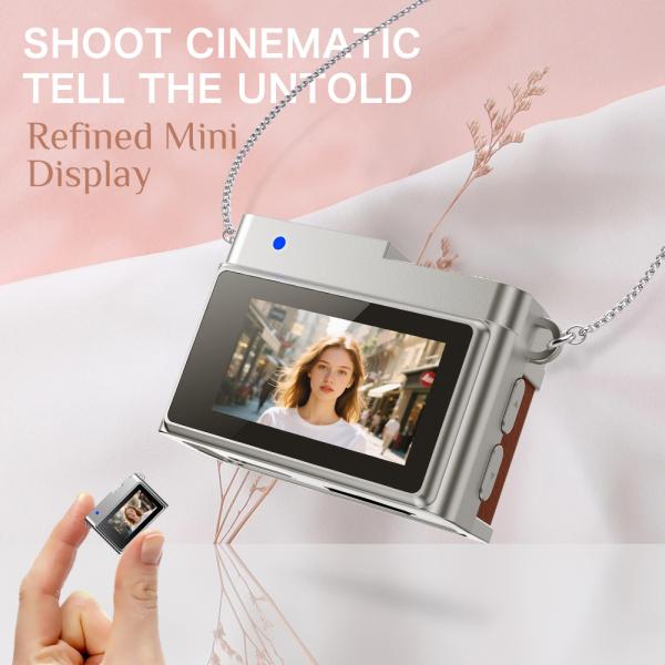 New 1080P HD Video Recorder Lanyard KeyChain Mini Digital Camera Pocket Nano Video Camera Kids Retro Camera for Travel