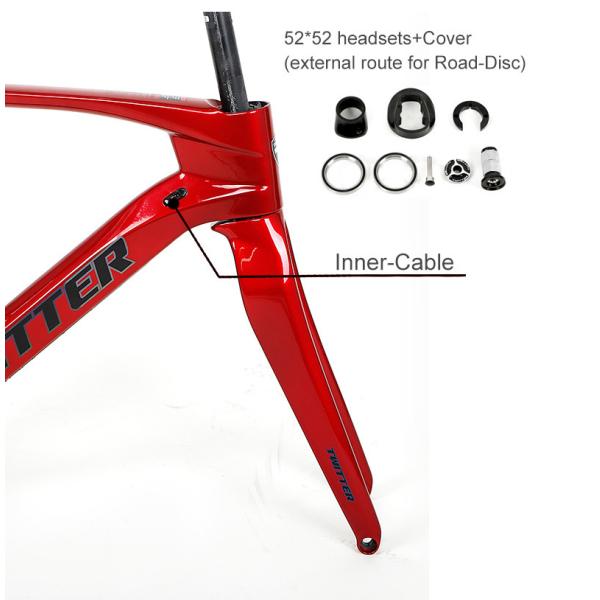 Прочная рамка велосипеда гравия углерода T900 с рамкой велосипеда углерода автошины тарельчатого тормоза жирной