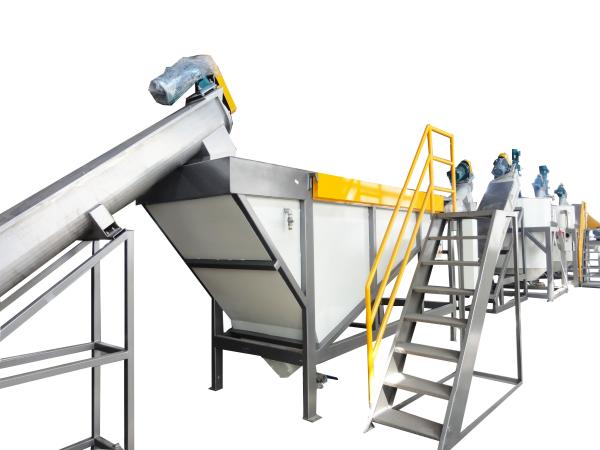 Automatic PET Bottle Washing Line Stainless Steel Pet Bottle Crushing Machine 2000kg/Hr