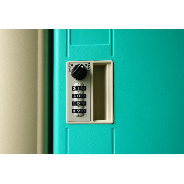 ABS School Lockers , School Storage Lockers Highly Water Resistant keyless lockset