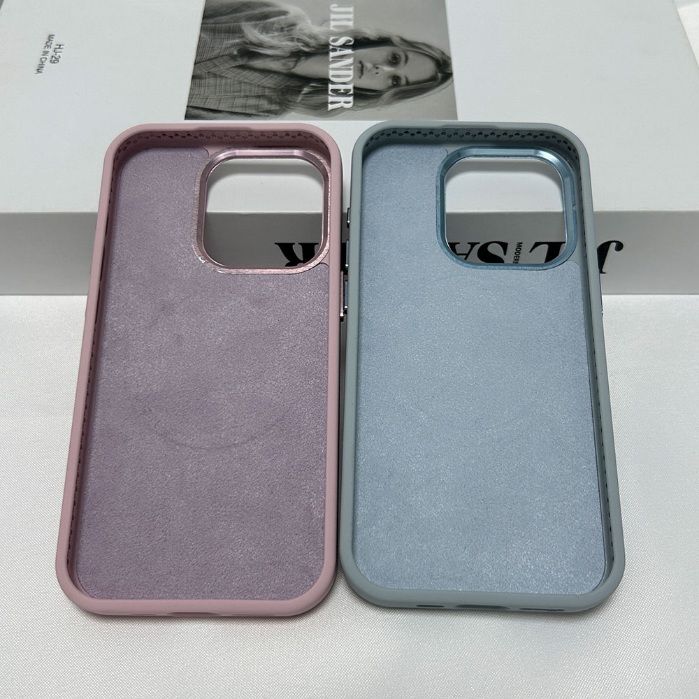 Liquid Silicone Shockproof Phone Case for 16/15/14/13/12/11 Plus Pro Max Pure Color Design Skin Friendly Luxury
