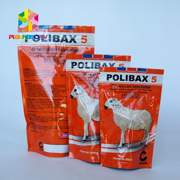 Organic Dog Biscuits Pet Food Pouch Gravure Printed Film Laminated