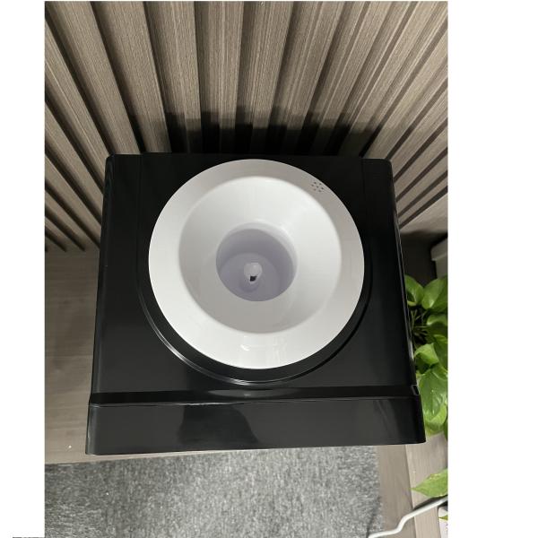 Metal Tempered Glass Material Electric Hot Cold Table Water Dispenser for Home and Office